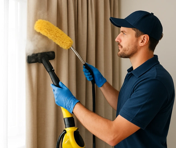 Trusted blind cleaning technician Matty Curtain Cleaning lapstone-nsw QLD